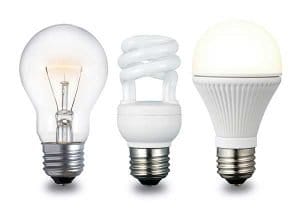 Energy-Efficient CFL Incandescent Light Bulbs - LED image