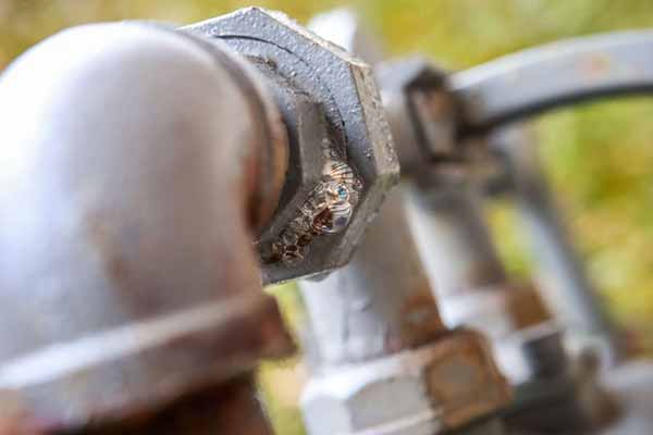 Gas Leaks | Close Up of Gas Pipe
