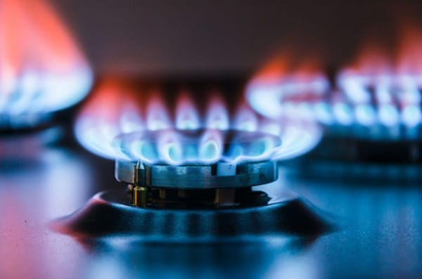Natural Gas Emitting off of Stove