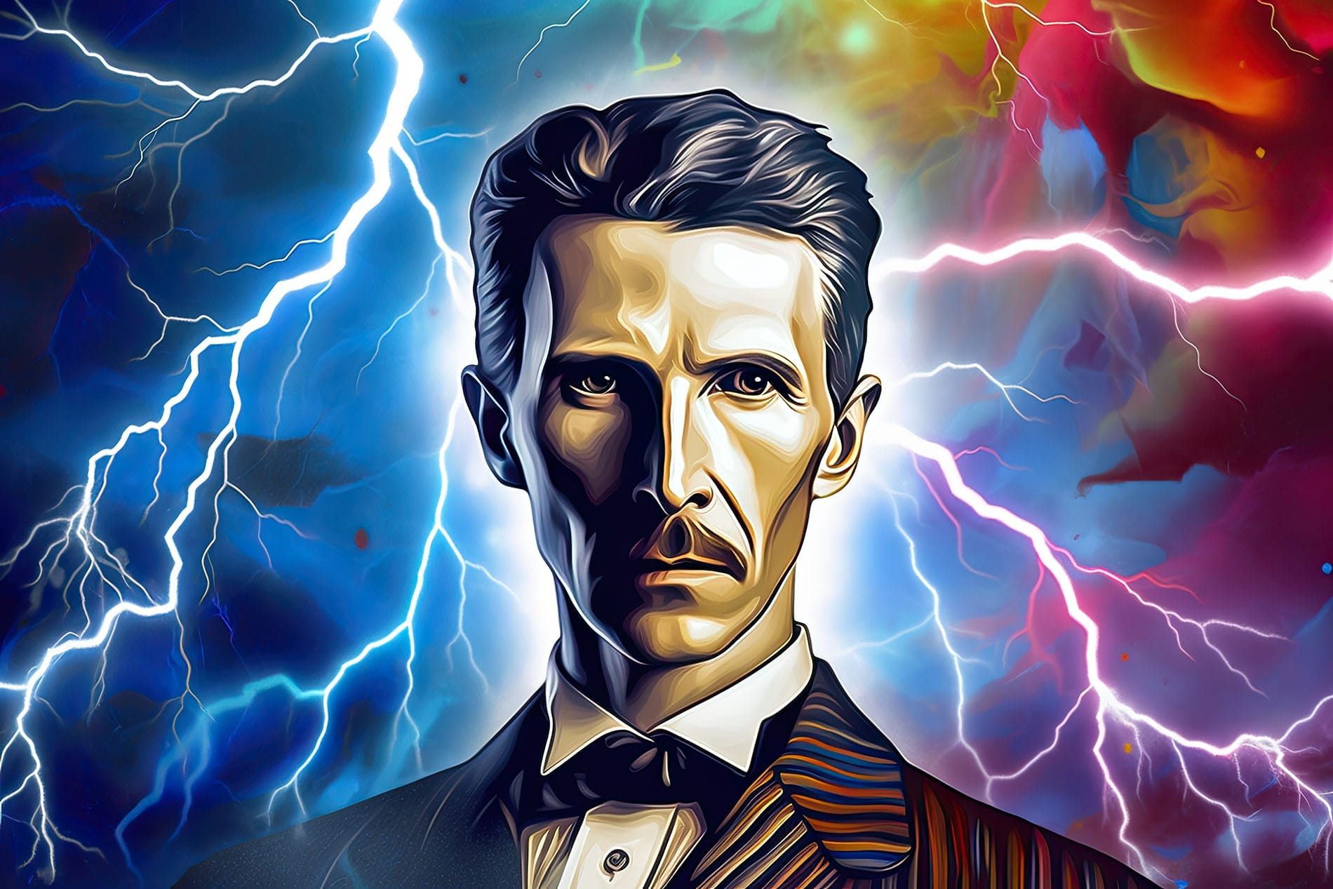 Nikola Tesla Illustration